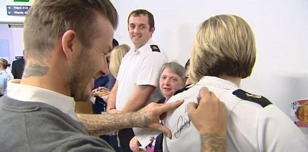David Beckham &amp; Ray Winstone visited injured troops at the Queen Elizabeth Hospital today bfbs.com/news/uk/becks-…