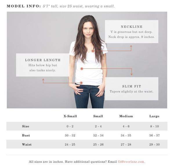 Everlane Shoe Size Chart