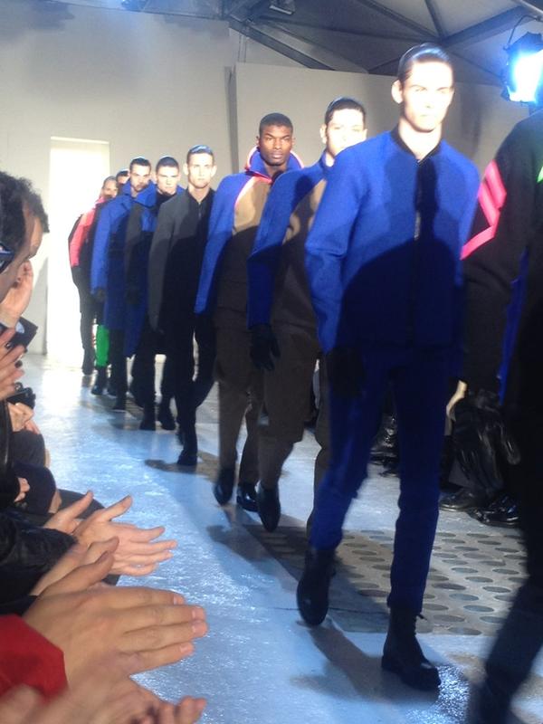 STAVROSKARELIS2's tweet photo. MUGLER show was amazing! well done to Nicola and Romain! http://t.co/Xcd5ys0O