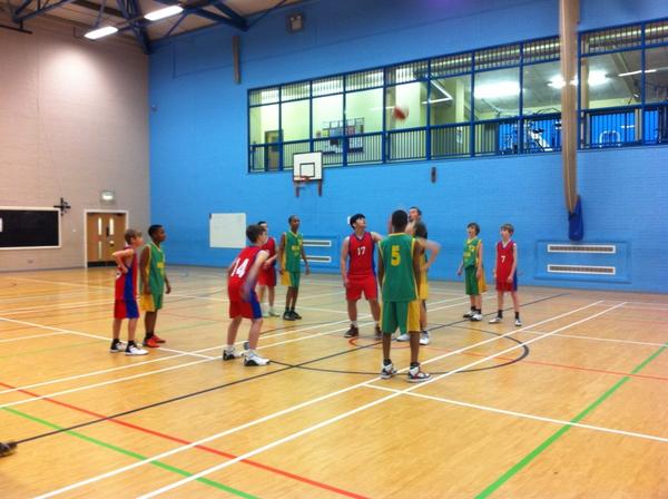 Junior bball semi final at rgs tonight. Tip off