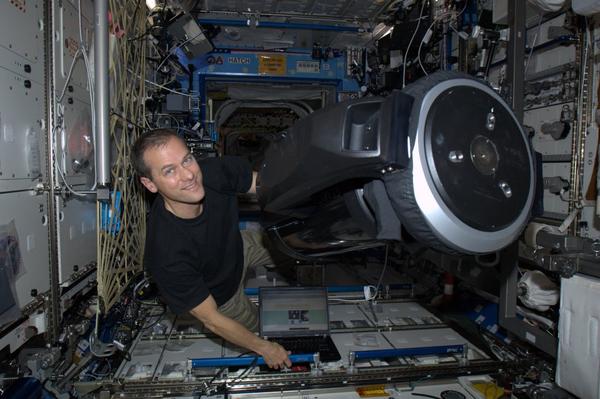 astromarshburn's tweet photo. Bigger than ur average camera! This one's 4 monitoring Earth 4 disaster relief support &amp; environmental impact changes http://t.co/PIL9a6at