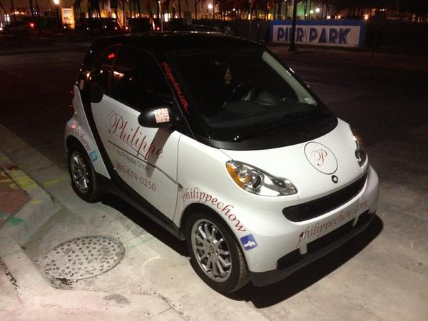 GreggHolland's tweet photo. @PhilippeChow @PhilippeMiami Cute Car http://t.co/Z0lXBzEp