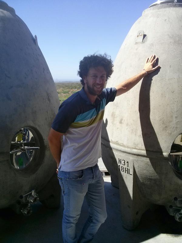 VintageTrade's tweet photo. Meet Juan Pablo Michellini, winemaker for Zorzal.  93 points from Neil Martin for the entry Malbec. Beware of the eggs. http://t.co/h56aYqXo