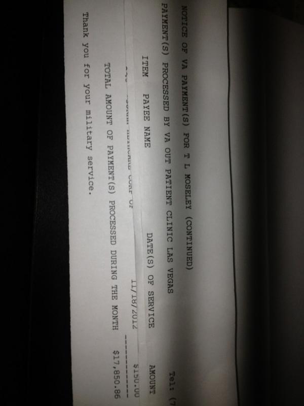 tlmsr's tweet image. People give the Government &amp;amp; VA a hard time but I will be the 1st to say Thank You $17,000 bill and Not even half
