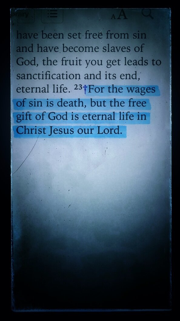 TNTMemory17's tweet image. Romans 6:23 this weeks verse