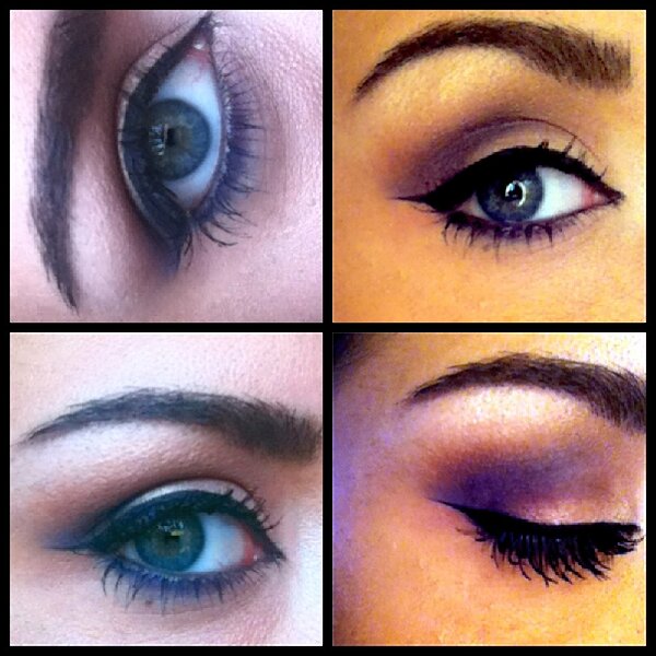 My makeup for today #motd #Makeup #purple #nofilter