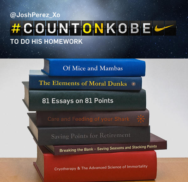 #COUNTONKOBE to do his homework and take everyone to school @JoshPerez_Xo.