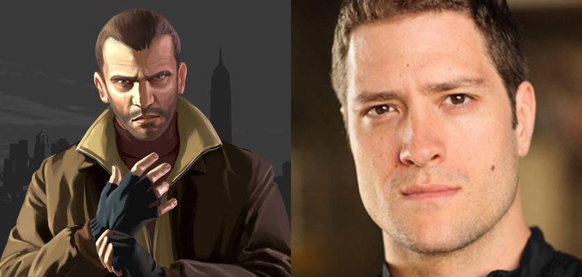 Michael Hollick doblando la voz de Niko Bellic GTA IV 