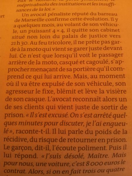 LucasHelene's tweet photo. Aide ton client et ton client t'aidera @_maitrerenard :avocat pénaliste, braqué dans son 4x4 par un de ses clients[...] http://t.co/0TrvikYx
