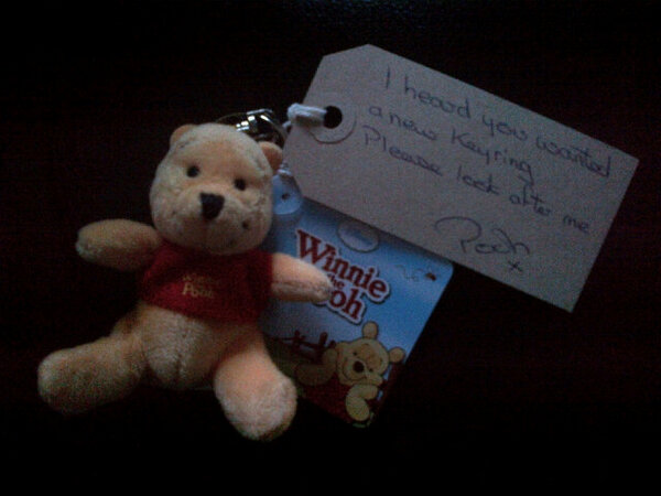 melody_bingham's tweet image. Love my mum! #NewKeyRing #Pooh ♥