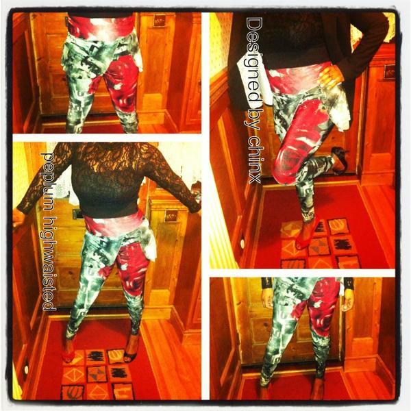 Designer_Chyna's tweet image. Peplum highwaisted leggings