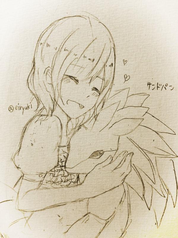 @eiryuki  描けました!影龍鬼さんと言えばやっぱり、サンドパンですよね!!!RTありがとうございます! 