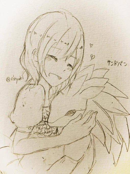 @eiryuki  描けました!影龍鬼さんと言えばやっぱり、サンドパンですよね!!!RTありがとうございます! 