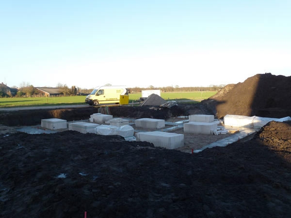 Fundering 1ste nieuwbouw woning in #heeten van sallandbouw is gestort. Op naar de beganegrondvloer.