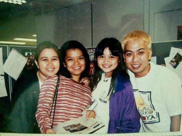 ChristineBBabao's tweet photo. @lionisak ๐ โ@shairaluna: 14 yrs. ago. Ate Kaate!! :D @katieleytly @ChristineBBabao #abscbn #morningshow #jefffernando http://t.co/a7g8zIS3โ
