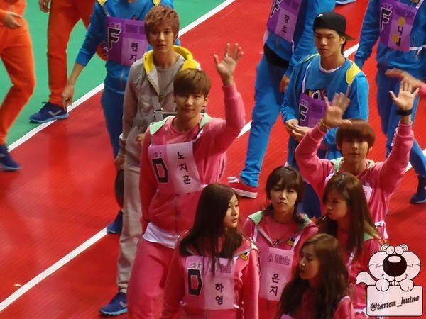[PIC] 130128 Roh Ji Hoon @ MBC Idol Star Athletics (cr: tarien_huine) (1)