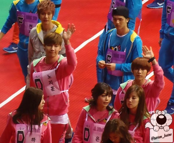 [PIC] 130128 Roh Ji Hoon @ MBC Idol Star Athletics (cr: tarien_huine) (2)