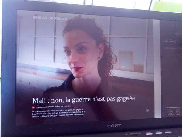 dawaxdotcom's tweet photo. Bing a encore frappé. Très d'actualité. #florencecassez #guerreaumali #actualite http://t.co/oK9sXlDh