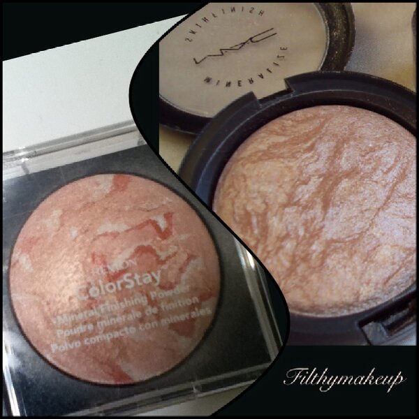 Revlon mineral finishing powder in Brighten. Vs. MAC soft and gentle #Makeup #money #saving