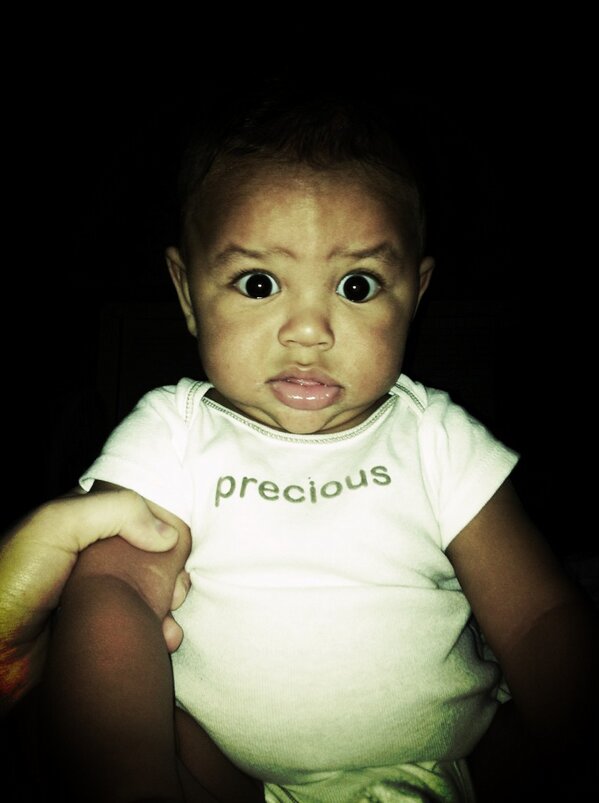 LibbaAnn's tweet photo. This little boy says I ain't got time for that!! #notamorningperson http://t.co/tgLCM2aZ