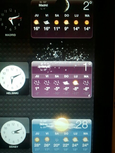 LRGallego's tweet photo. Que caloorr! ^.^  hoy nos despertamos con +1C° A ver a cuanto llegamos cuando el sol suba su palmito sobre el horizonte http://t.co/Dxq6mYWv