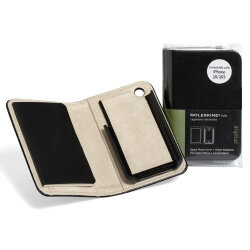 clubsupport's tweet photo. Moleskine iphone cover met mooi notitieboekje! http://t.co/3btQnSaQ