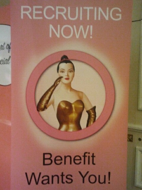 CareerForums's tweet photo. You heard them... #dreamjob @Benefit_UK_IRE http://t.co/KOhIQv7o