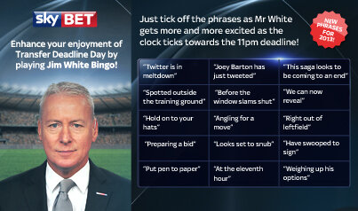 Jim White Bingo