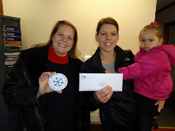 StPeterChamber's tweet photo. Congratulations to Gigi Dobosenski, local sleuth and trivia wunderkind, who discovered the medallion in McGill Park! http://t.co/wkcsgqpY