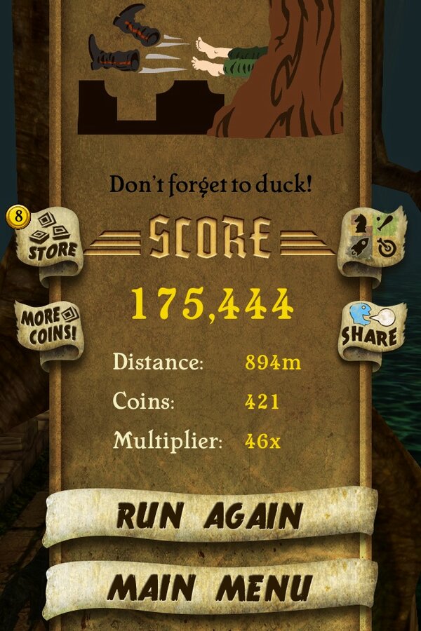 ericmea93's tweet photo. I got 175,444 points while escaping from demon monkeys. Beat that! http://t.co/sEShEWHg #TempleRunl @@@@@@@@@@ http://t.co/3mIVeWey