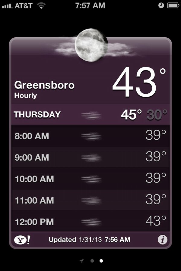 jbswimbiz's tweet image. 4:30AM it was 65deg, now this??!! #ImStumped #underdressed