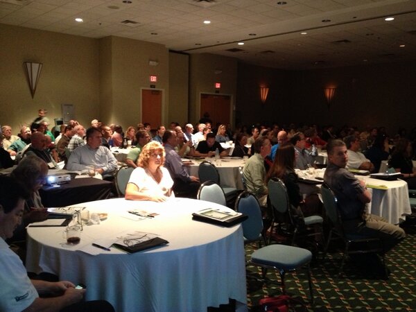 Florida_Bev's tweet photo. What a crowd at this year's Recycle Florida Today Winter Issues Conference! Great to see such interest in #recycling http://t.co/pkpipIcm