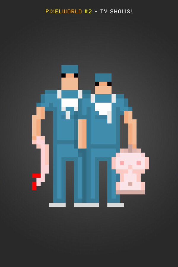 lajefa's tweet image. HELP! Anyone knows this TV show from @PixelWorldApp ?? pixelworld.appnormals.com #PixelWorld2 #pixelart