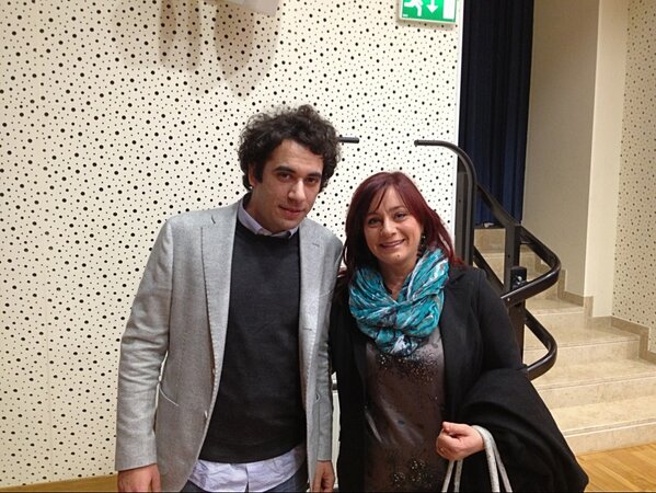 ProseccoBisol's tweet photo. Sebastiano Bonomo e Ilenia Bazzacco - terza classificata di Master Chef Italia http://t.co/d1a5pfHV