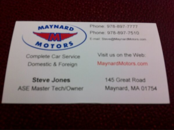 MaynardFreePres's tweet image. Support your local merchants!