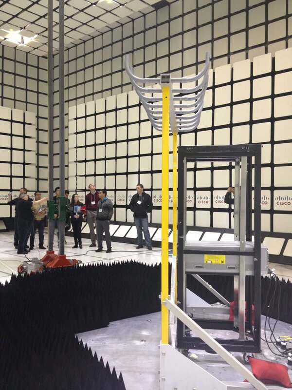 KellyMoore83's tweet photo. Radio frequency testing room #cisconetriders http://t.co/7DyqTar3
