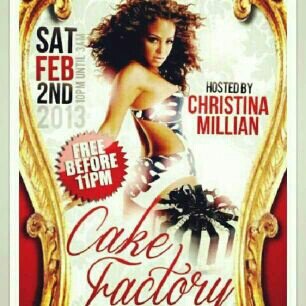 MICHELLESXXXLA's tweet image. This Saturday @CakeFactoryWeHo Hosted by*CHRISTINA MILLAN* FREE B4-11 #2DanceFloors #4DJs! FACTORY 652 N Lapeer Dr.WeHo