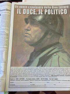 robertorao's tweet photo. Adesso tutto è più più chiaro. "Il Duce, il politico" nel giornale della famiglia #Berlusconi. #Mussolini http://t.co/SgI0nTzC