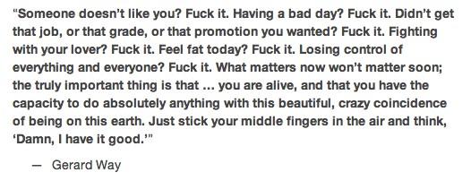 _partypoison's tweet photo. Things like this are why I love Gerard Way so much <3 http://t.co/YOZ5LSWT