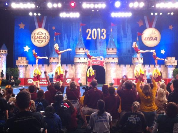UCAupdates's tweet image. Great routine from University of Minnesota All Girl! The dance had everyone pumped up!! #UCAnationals