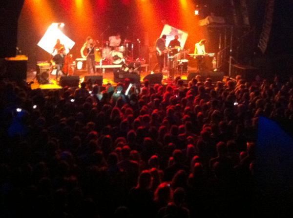 TheCurrent's tweet photo. . @CloudCultBand on @FirstAvenue stage for #CurrentBirthday #roomfulloffans http://t.co/YUb7MCxn