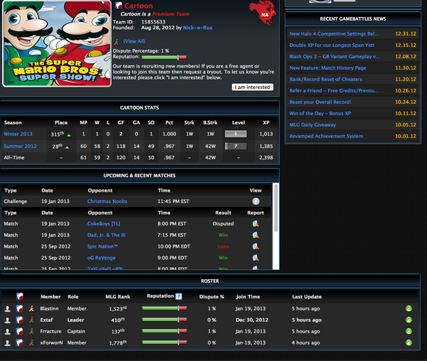 Sectionalized tweet media