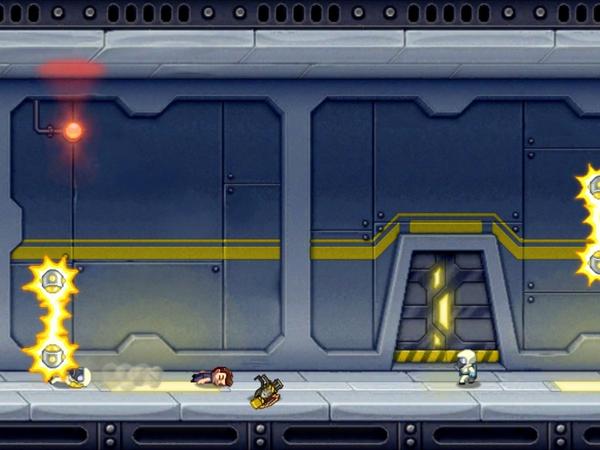 I just flew 156m in an action packed game of Jetpack Joyride on iPad. Beat that! bit.ly/rKuWqK