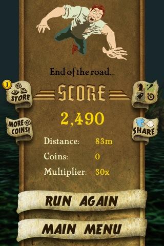 queenstorm09's tweet photo. I got 2,490 points while escaping from demon monkeys. Beat that! http://t.co/PTlOIu0c #TempleRun http://t.co/5xgKxLF6