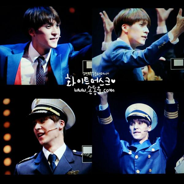 GoodlyDW's tweet image. 130120 ดงอุน - 'Catch Me If You Can' รอบที่สองของวัน  (cr; __WHITEMUSK) ตายเพราะหมี ♥