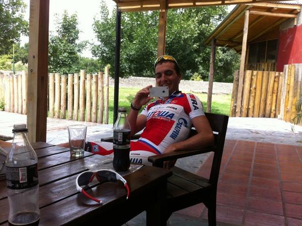 Así se entrena <a href="/FlorencioXavier/">Xavier Florencio</a> para el tour de san luis!!! Vaya pro!!!