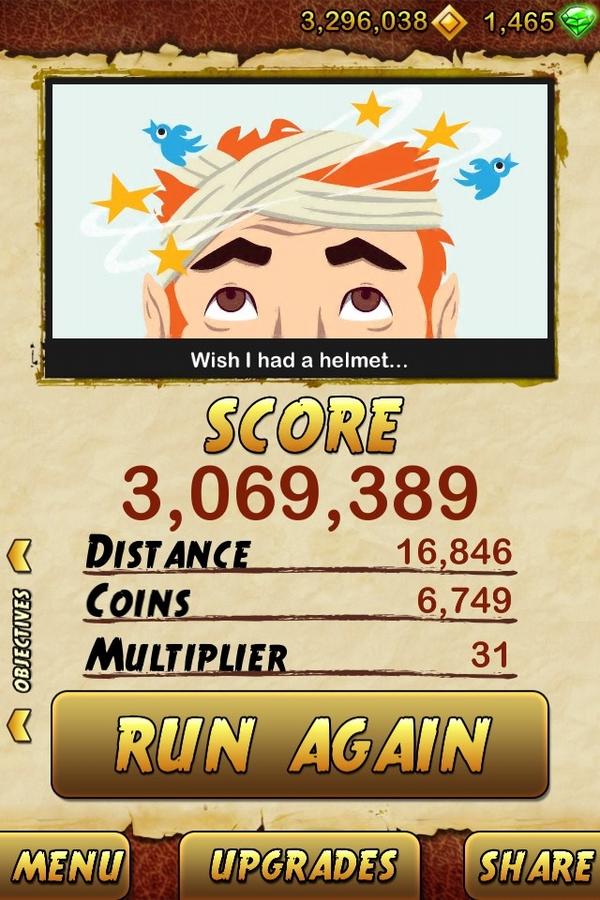 reynanasuncion's tweet photo. I got 3069389 points while escaping from a Giant Demon Monkey in Temple Run 2. Beat that! http://t.co/N7YFp2m1 http://t.co/lEKy2zox