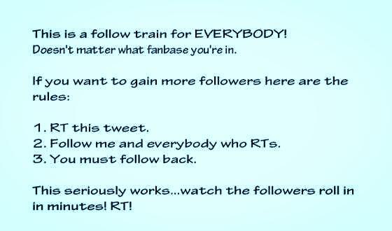 RoreeBoo's tweet photo. RT!! IT DOESN'T MATTER WHAT FANBASE YOU'RE IN!! RT RT I'M FOLLOWING EVERYBODY WHO RT YALLA!! http://t.co/Tg8FzZEC