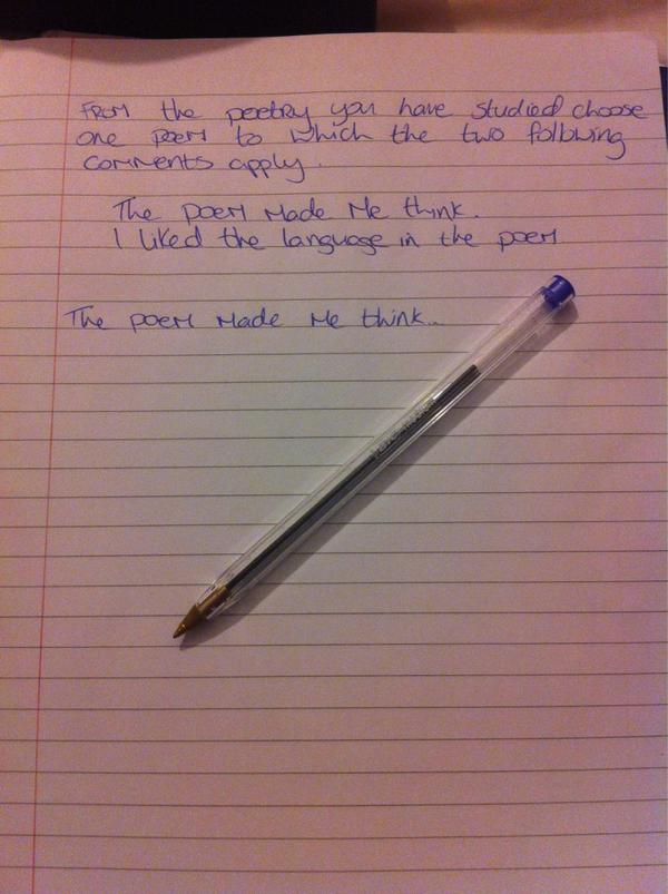 ClancyLaura's tweet image. The poem made me think.. I'm fucking retarded #jcproblems #hlenglish