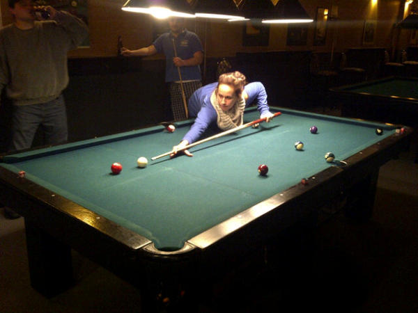 Bradley is a pool shark in the hawk. Who knew!? <a href="/JenLBradley/">Jennifer Kjäll</a>